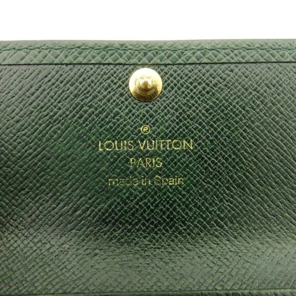 LOUIS VUITTON key case Taiga Taiga Leather Authentic USED - Picture 8 of 10